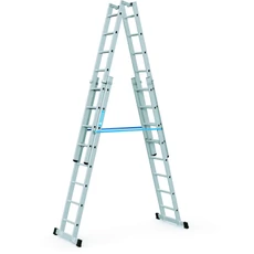 Zarges Vario B állítható magasságú állólétra, alu, 4x8 fokos, 4.05m Zarges Vario B állítható magasságú állólétra, alu, 4x8 fokos, 4.05m