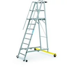 Zarges ZAP Safemaster Plus S dobogós létra, alu, 8 fokos, 2.1m