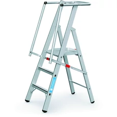 Zarges ZAP Safemaster S dobogós létra, alu, 3 fokos, 0.79m
