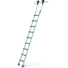 Zarges Comfortstep Trec LH guruló polclétra, alu, 9 fokos, 2.83m