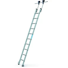 Zarges Saferstep Trec LH guruló polclétra, alu, 10 fokos, 3.20m