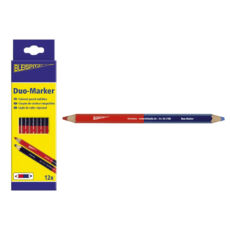 BLEISPITZ Duo-Marker ceruza 175mm piros-kék 12db No.1171