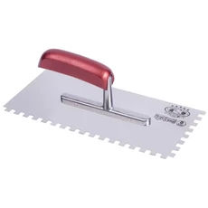 Glettelő fogazott INOX E8 130x280mm Profi