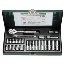  HANS 2626M dugókulcs készlet, 1/4", 4-13mm, 26 részes