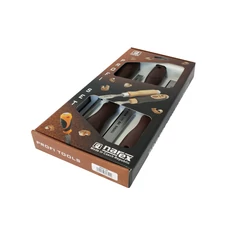 NAREX asztalosvéső készlet műa. nyéllel 4r. 6-12-20-26mm 860300