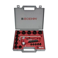 BOEHM tömítéskivágó készlet 15+3r. 3-30mm + körző JLB330PACC