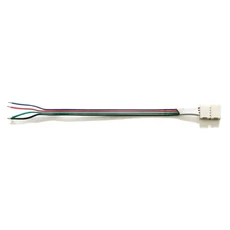 Avide csatlakozó kábel csatos rögzítéssel színes LED szalaghoz, 12V, 4PIN