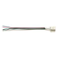 Avide csatlakozó kábel csatos rögzítéssel színes LED szalaghoz, 12V, 4PIN