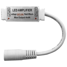 Avide mini jelerősítő színes+fehér LED szalag fényszabályzóhoz, 12V, 192W