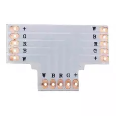 Avide T elosztó színes+fehér LED szalaghoz, 12V