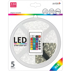 Avide színes LED szalag távirányítóval, kültéri, 7.2W, 12V, 5m