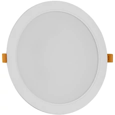 Avide mennyezeti LED lámpa, beépíthető, kerek, műanyag, 24W, 6400K