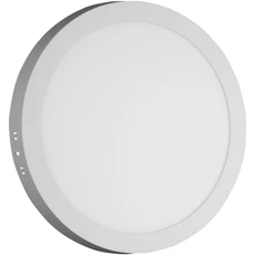 Avide mennyezeti LED lámpa, falra szerelhető, kerek, alumínium, 24W, 3000K