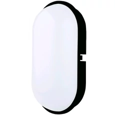 Avide Triton-O cseppálló mennyezeti LED lámpa, ovális, 20W, 4000K, fekete