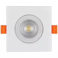 Avide LED spot lámpa, beépíthető, négyzet, 7W, 6400K