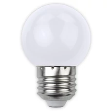 Avide kis gömb LED izzó, E27, 1W, fehér