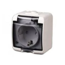 Aquastar fedeles dugalj IP44 (fehér) Aquastar fedeles dugalj IP44 (fehér)