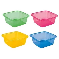 Curver szögletes tál, színes, 11L