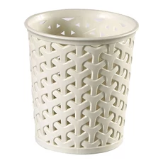 Curver My Style rattan kerek tároló kosár, krém