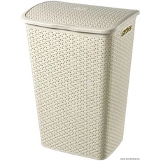Curver My Style rattan szennyestartó 55L, krém