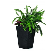 Keter Rattan virágtartó S, 23,6L, szürke