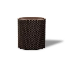 Keter Cylinder Planter műanyag virágláda, sötétbarna