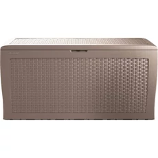 Ketter Samoa rattan kerti tároló, capuccino, 270l