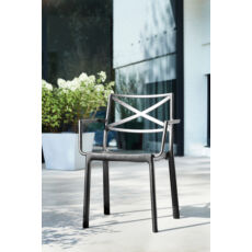 Keter Metalix karfás öntöttvas kerti szék