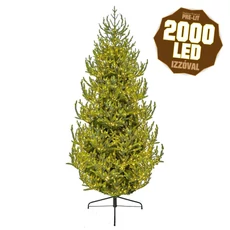 Fairy Light műfenyő, LED világítással, 210cm