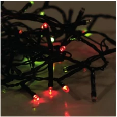 SC2222 LED fényfüzér, piros-zöld, 3m