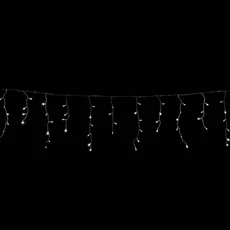 Toldható jégcsapfüzér, hideg fehér, átlátszó kábel, 100LED, 3x0.4m Toldható jégcsapfüzér, hideg fehér, átlátszó kábel, 100LED, 3x0.4m