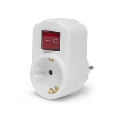 Delight fali dugalj, kapcsolóval, gyerekzárral, 3.5kW Delight fali dugalj, kapcsolóval, gyerekzárral, 3.5kW