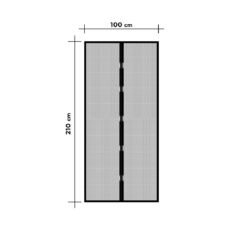 Delight szúnyogháló függöny ajtóra, mágneses, napraforgós, 100x210cm