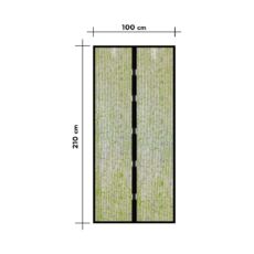 Delight szúnyogháló függöny ajtóra, mágneses, virágos, 100x210cm