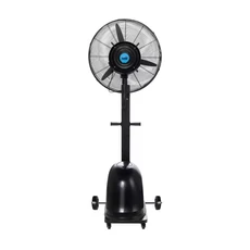 Centrifugális párásító ventilátor (motor, párásító tárcsa, tartály, kerekek)