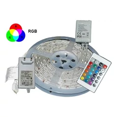 LED szalag szett, RGB 5m, 60led/m 