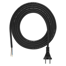 Szerelhető hálózati vezeték 2x1.0mm, 3m-es gumikábel Szerelhető hálózati vezeték 2x1.0mm, 3m-es gumikábel