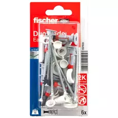 Fischer DuoPower dübel 6x44mm + EasyHook félkör kampó 6db