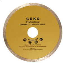 Geko gyémánttárcsa 115mm (csempéhez, folyamatos vágóéllel)