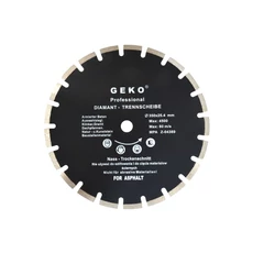 Geko asztfaltvágó gyémánt tárcsa, 350mm Geko asztfaltvágó gyémánt tárcsa, 350mm