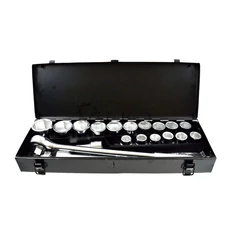 GEKO Dugókulcskészlet 21 db-os műanyag kofferban