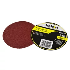 Keltin tépőzáras csiszolópapír, P40, 125mm Keltin tépőzáras csiszolópapír, P40, 125mm