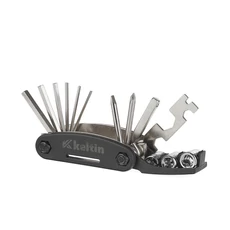 Keltin K02362 nikkel bevonatú kerékpár szerszámkészlet, 16in1