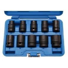 BGS-5205 Levegős dugókulcskészlet hatszögletű 12,5mm (1/2") 10-24mm, 10 darabos