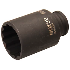 BGS-5351 Levegős dugókulcs, tizenkétszögletű 12,5mm (1/2") 39mm