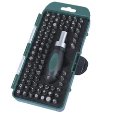 Mannesmann 29894 Bitkészlet racsnis csavarhúzóval 79 részes