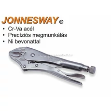Jonnesway Profi Önzáró Fogó Íves Pofájú 130mm Jonnesway Profi Önzáró Fogó Íves Pofájú 130mm