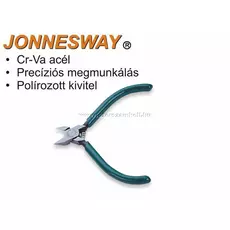 Jonnesway Profi Műszerész Oldalcsípő Fogó 100mm / P5602