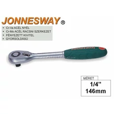 Jonnesway Profi Racsnis Hajtókar 1/4" / 146mm / 36fog / R2902