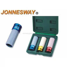 Jonnesway Hosszú Vékonyfalu Dugókulcs Klt. 1/2" 3db-os S03AD4303S